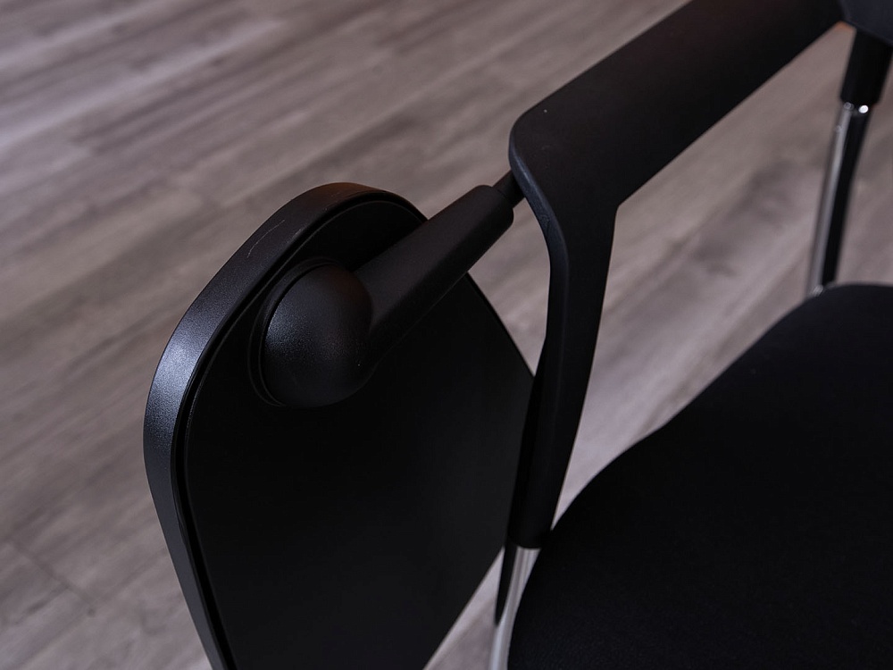 Конференц кресло для переговорной  Черный Ткань LD Seating DREAM 130B-N4  (КДТЧ-27025)