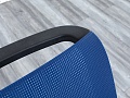 Конференц кресло для переговорной  Синий Сетка SteelCase   (УНСН-30074)