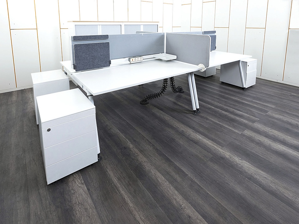 Комплект офисной мебели Herman Miller 3 200х1 650х1 180 ЛДСП Белый   (КОМБ1-13112)