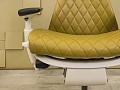 Офисное кресло руководителя на колесах Embody Herman Miller Кожа Зелёный США  КРКЗ-29125