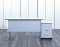 Купить Комплект офисной мебели стол с тумбой  1 400х700х750 ЛДСП Серый   (СППСк-15033)