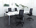 Купить Комплект офисной мебели  2 800х1 660х730 ЛДСП Белый   (КОМБ-10012)