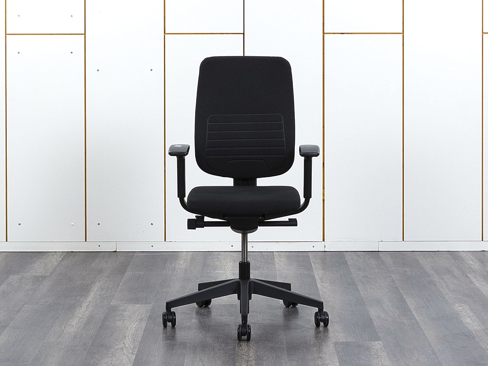 Офисное кресло для персонала  SteelCase Ткань Черный   (КПТЧ1-10072)