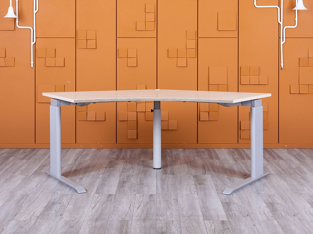 Офисный стол угловой Bene 2 040х1 200х750 ЛДСП Клен   (СПУВ-14055)