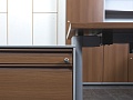 Кабинет руководителя Bene 1 800х1 800х750 Шпон Орех   (КРХ2-06091)