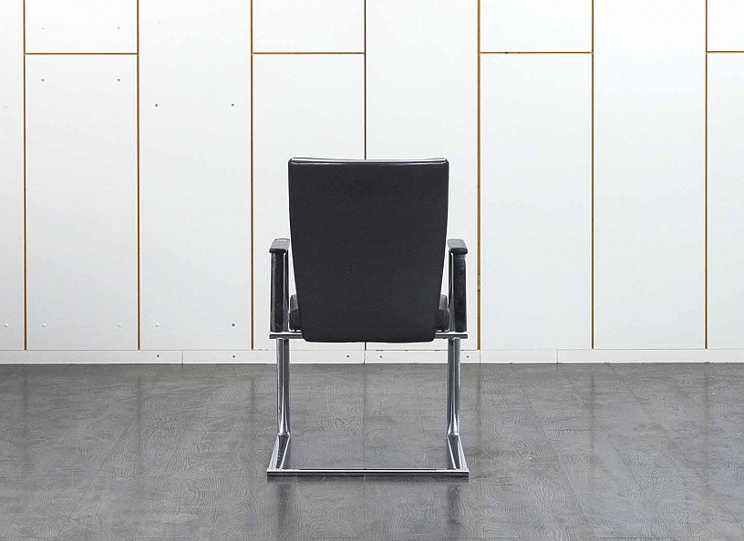 Конференц кресло для переговорной  Черный Кожа Sedus   (УДКЧ-26041)