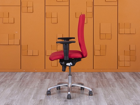 Офисное кресло для персонала   Ткань Красный   (КПТК-20085) Офисное кресло для персонала   Ткань Красный   (КПТК-20085)