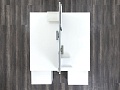 Комплект офисной мебели Herman Miller 1 600х1 650х1 180 ЛДСП Белый   (КОМБ-13112)