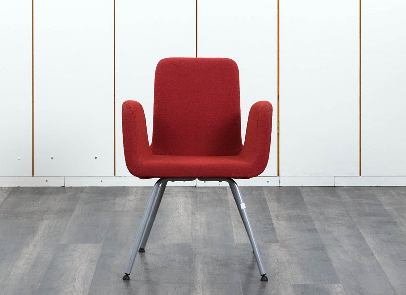 Офисный стул ИКЕА Ткань Красный   (УНТК-25013)