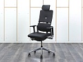 Офисное кресло руководителя  SteelCase Кожа Черный Please 2 Ergonomic  (КРКЧ-24112)