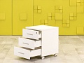 Офисная тумба выкатная ЛДСП Белый  ТВ3ЯБ1-31016