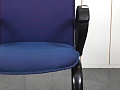 Конференц кресло для переговорной  Синий Ткань Haworth Comforto  (УДТН-28071)