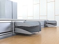 Комплект офисной мебели Herman Miller 3 200х1 800х1 000 ЛДСП Орех   (КОМХ1-16082)