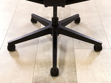 Офисное кресло для персонала на колесах Steelcase Ткань Синий Франция_КПТН-250124