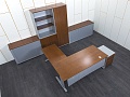 Кабинет руководителя Bene 1 800х1 800х750 Шпон Орех   (КРХ1-08091)