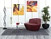 Офисный диван Tacchini Кожа Красный Polar Sofa  (ДНКК-21042)