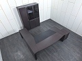 Кабинет руководителя EUR/QUARANTA  2 300х2 200х750 Шпон Венге   (КРЕ-28121)