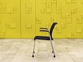 Конференц кресло для переговорной Reply Steelcase Ткань Чёрный Франция  КНТЧ-30016
