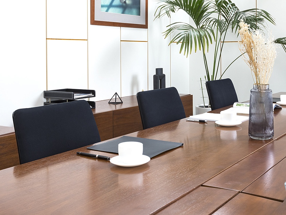 Офисный стол для переговоров Bene 4 270х1 520х740 Шпон Орех   (СГПХ-12123)