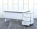 Купить Комплект офисной мебели стол с тумбой  1 500х1 200х760 ЛДСП Белый   (СПУБКл-03082)