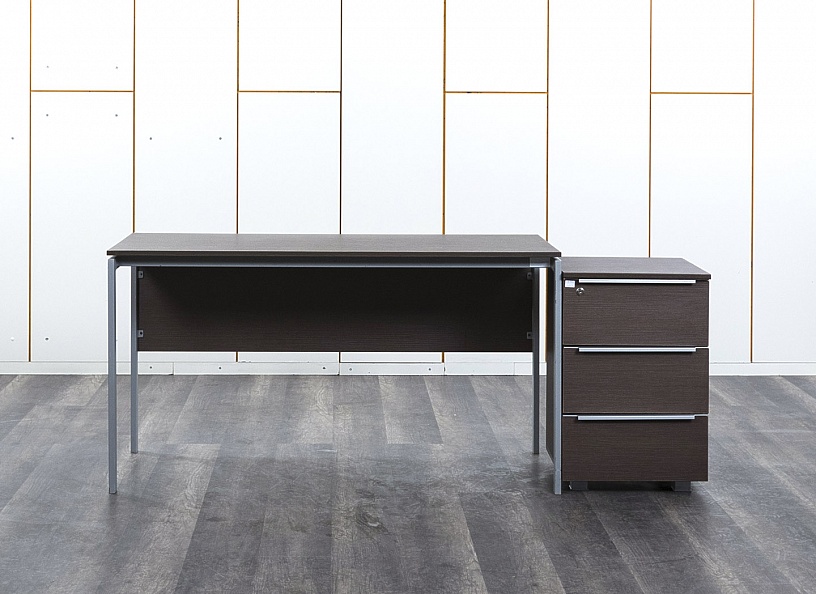 Комплект офисной мебели стол с тумбой  1 400х600х750 ЛДСП Венге   (СППЕк-27052)