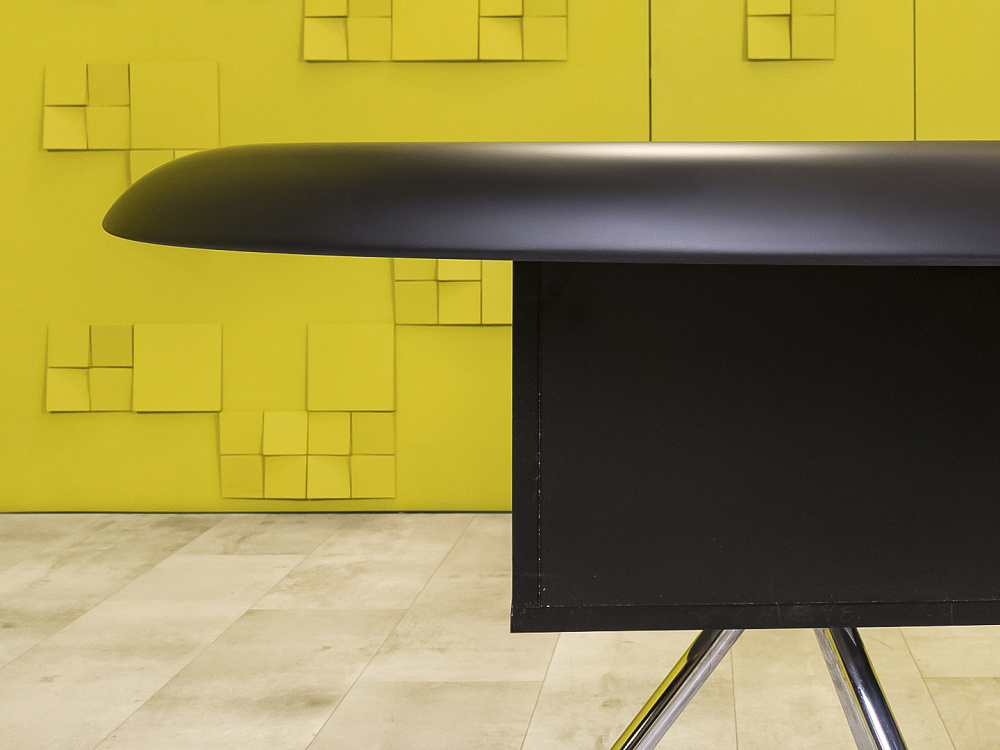 Стол для руководителя UNO DellaRovere 2200x1050 Пластик Чёрный Импорт