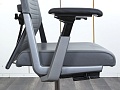 Офисное кресло руководителя  Haworth Кожа Серый Comforto 5910  (КРКС-07121)