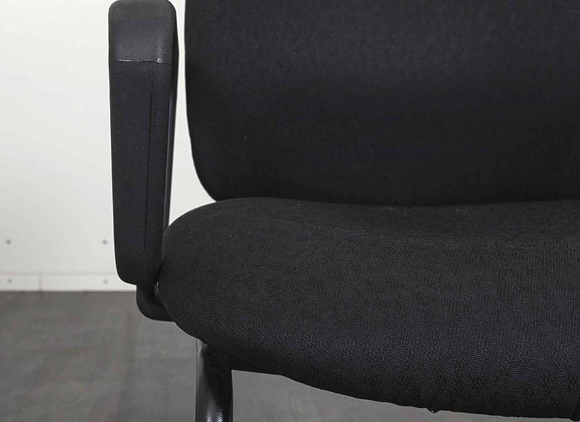 Конференц кресло для переговорной  Черный Ткань    (УДТЧ-12071)