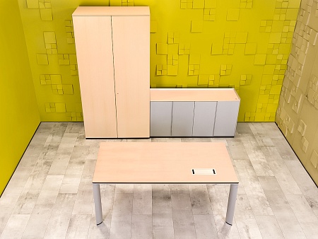 Стол для руководителя BENE 1800x900 МДФ Бук Австрия_КРВ-231223