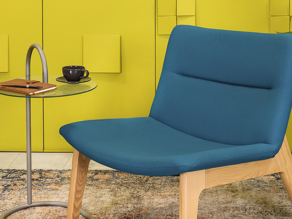 Мягкое кресло Oslo Lounge LD Seating Ткань Синий Чехия  КНТН-26025