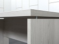 Офисный стол прямой FERMO 1 400х700х760 ЛДСП Дуб светлый Wood  (СППВ-22091)