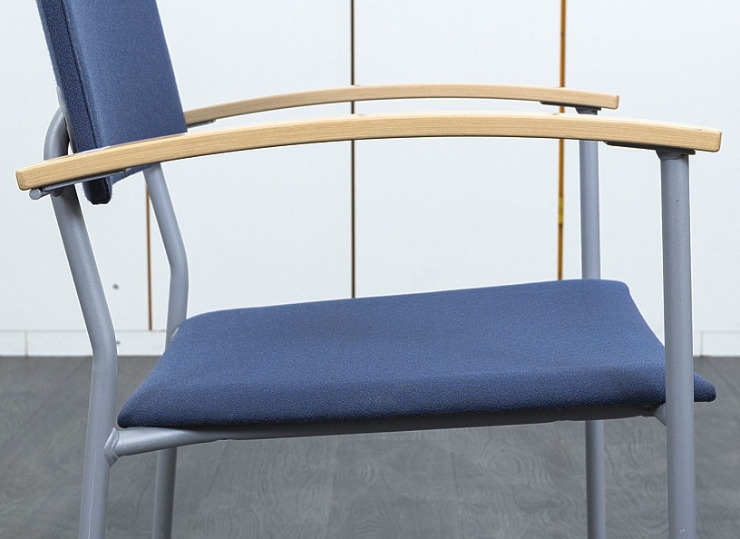 Конференц кресло для переговорной  Синий Ткань ISKU   (УНТН-28121)