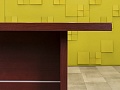 Офисный стол для переговоров ЛДСП Махагон  СГПШ-09125