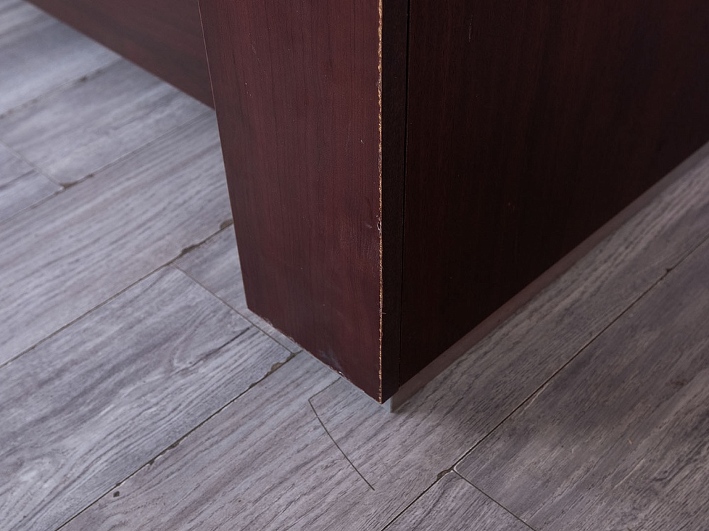 Стол для руководителя  2 120х900х720 ЛДСП Вишня   (СРПШ-05065)