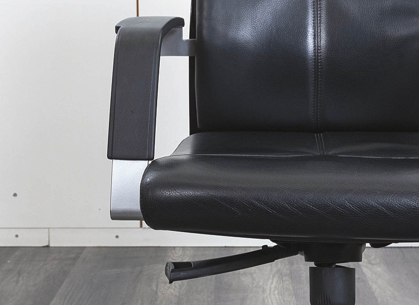 Офисное кресло руководителя  Sitland  Кожа Черный Madera B  (КРКЧ-08082)