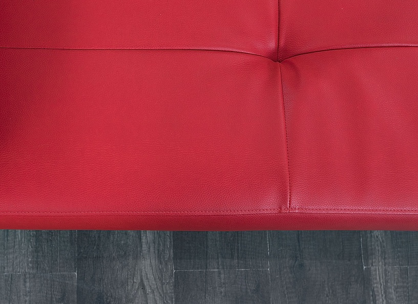 Офисный диван Unital Экокожа Красный   (Комплект из дивана и кресла ДНККК-17043)