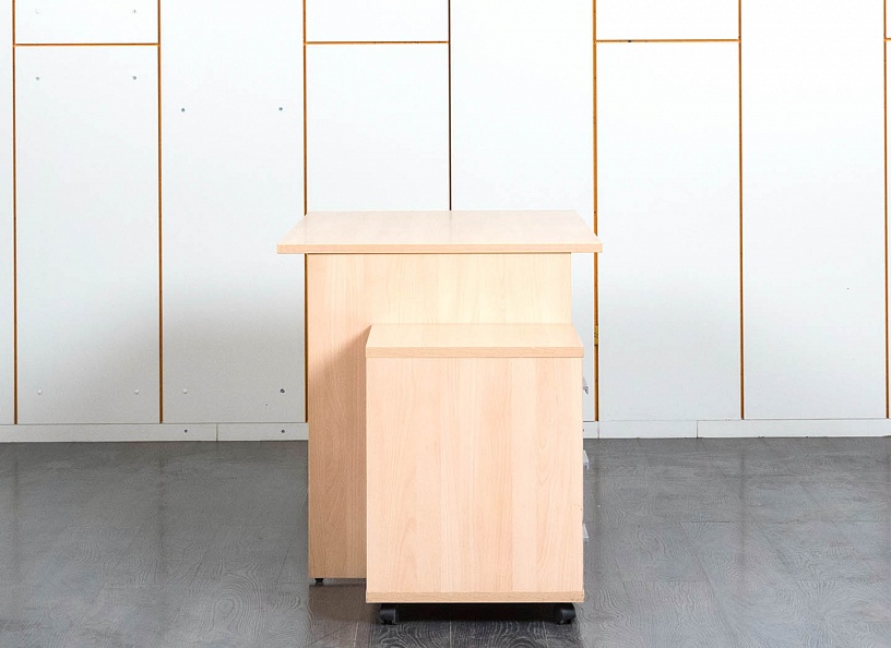 Комплект офисной мебели стол с тумбой  1 200х730х750 ЛДСП Бук   (СППВК-20011)