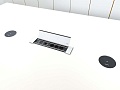 Офисный стол для переговоров Herman Miller 2 400х1 400х750 ЛДСП Белый   (СГПБ-02122)