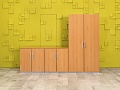 Кабинет руководителя  Steelcase ЛДСП Ольха Франция  КРЛ2-04026