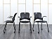 Конференц кресло для переговорной  Черный Пластик Herman Miller Caper  (УНПЧ-25072)