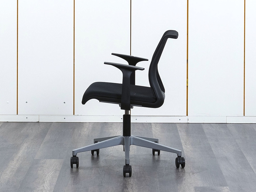 Конференц кресло для переговорной  Черный Ткань SteelCase   (КПТЧ-27062)