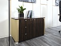 Кабинет руководителя Tecnoarredo 2 000х920х760 Шпон Зебрано Venus  (КРЗ1-09024)