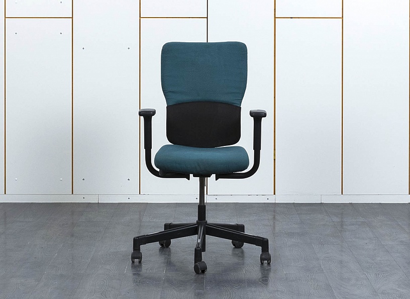 Офисное кресло руководителя  SteelCase Ткань Зеленый   (КРТЗ-20121)