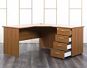 Купить Комплект офисной мебели стол с тумбой  1 600х1 600х750 ЛДСП Ольха   (СПУЛКп-13052)