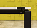 Офисный стол прямой ZAMM ЛДСП Белый Россия  СППБ1-02106