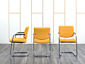 Конференц кресло для переговорной  Желтый Ткань LD Seating   (УДТЖ-07083)