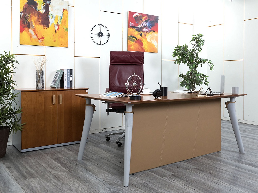 Стол для руководителя Codutti 1 800х1 000х720 МДФ Орех Master Point  (СРПХ-11064)