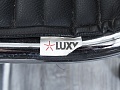 Офисное кресло руководителя  LUXY Кожа Черный   (КРКЧ1-12123)