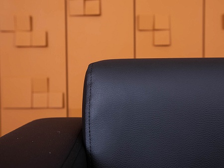 Офисный диван ДМебель Кожзам Черный   (ДНКЧ2-25094(нов))