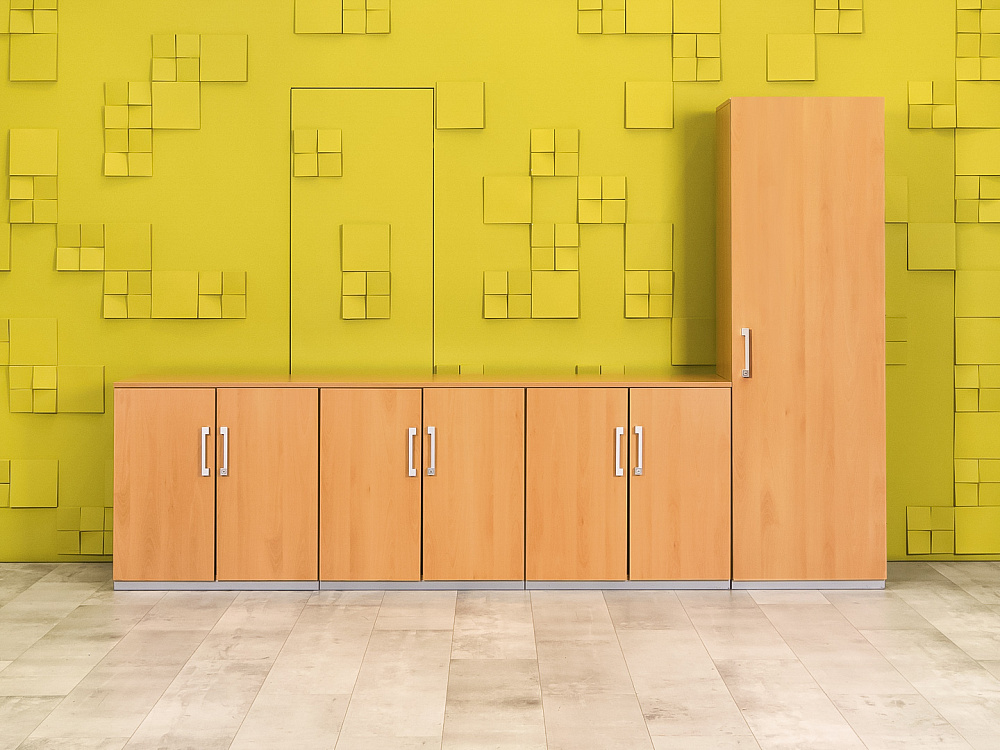 Кабинет руководителя  Steelcase ЛДСП Ольха Франция  КРЛ4-04026